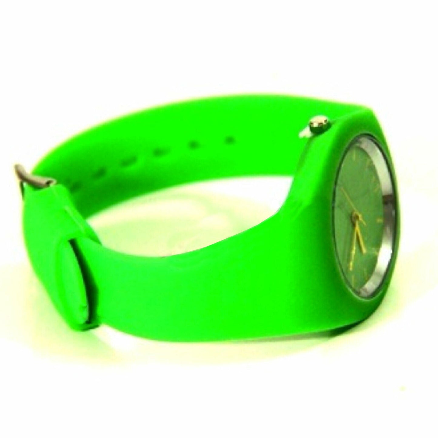 KASA Ice Cool Green Colour Wrist Watch Unisex Ladies Men's Silicone Free Shipping