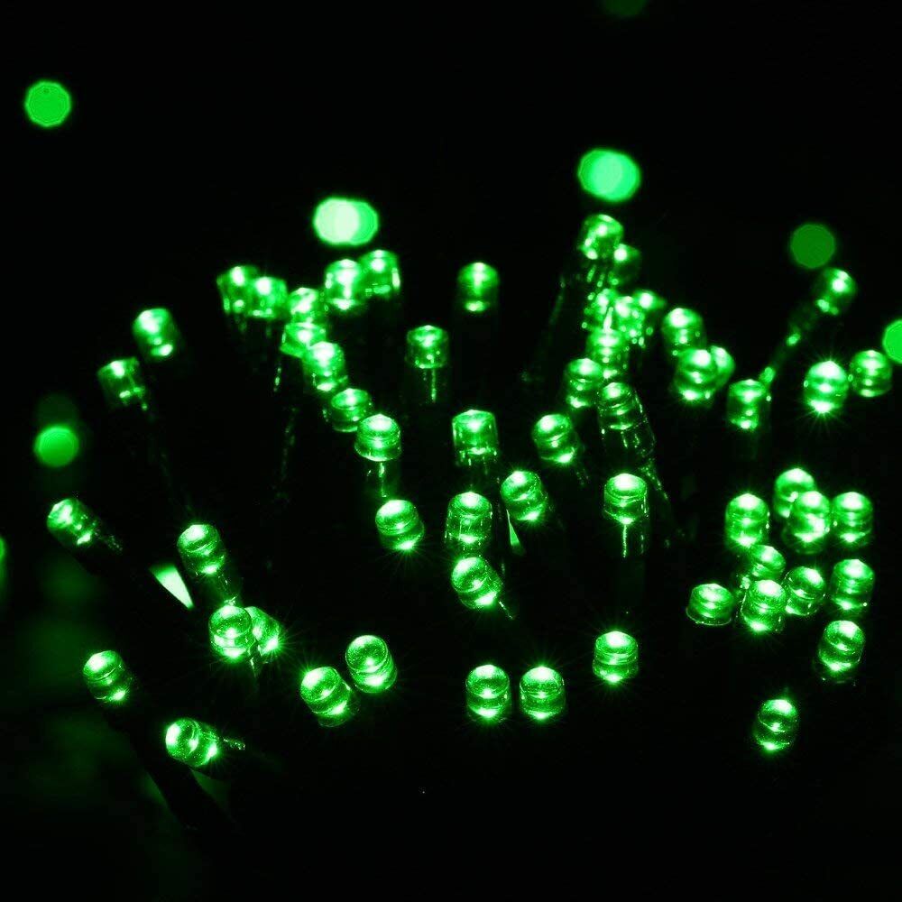 KASA Solar Fairy Lights Party Home Garden Decor Christmas String Lights Green 100 LED