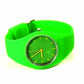 KASA Ice Cool Green Colour Wrist Watch Unisex Ladies Men's Silicone Free Shipping