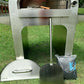 Portable Wood Fired Pizza Oven BBQ Indoor Outdoor Stainless steel Large
